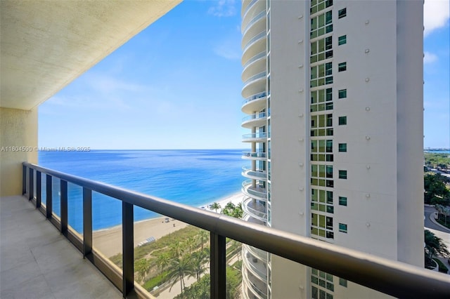 16275 Collins Ave Unit 1202, Sunny Isles Beach, FL 33160 - balcony featuring a water view