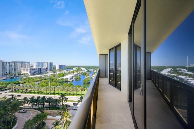 16275 Collins Ave Unit 1202, Sunny Isles Beach, FL 33160 - balcony with a water view and a view of city