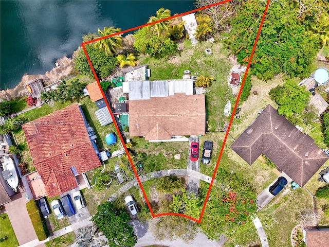 13504 SW 68th Ter, Miami, FL 33183 - aerial view of property's location with property parcel outlined
