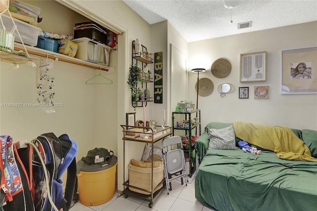 13504 SW 68th Ter, Miami, FL 33183 - tiled living room with a textured ceiling