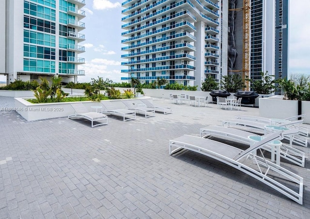 665 NE 25th St Unit 405, Miami, FL 33137 - exterior space with a patio area