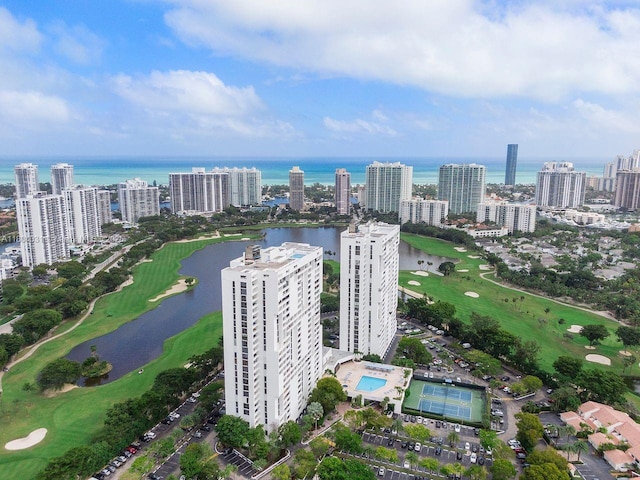 20355 NE 34th Ct Unit 929, Aventura, FL 33180 - view of urban area with a nearby body of water and a golf course