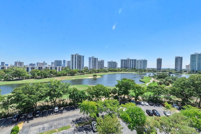 20355 NE 34th Ct Unit 929, Aventura, FL 33180 - drone / aerial view of a large body of water and a skyline view