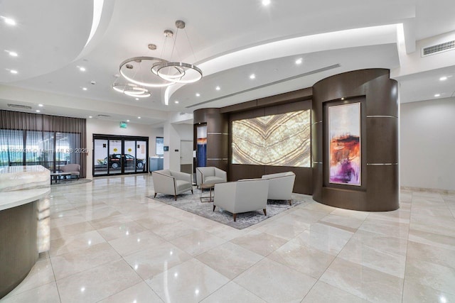 20355 NE 34th Ct Unit 929, Aventura, FL 33180 - lobby with recessed lighting