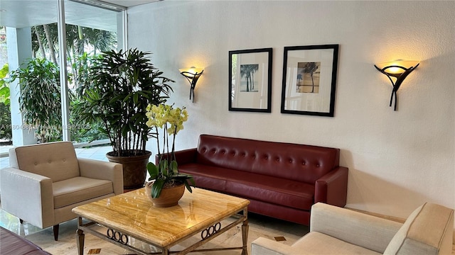 150 SE 25th Rd Unit 14H, Miami, FL 33129 - community lobby with a textured wall