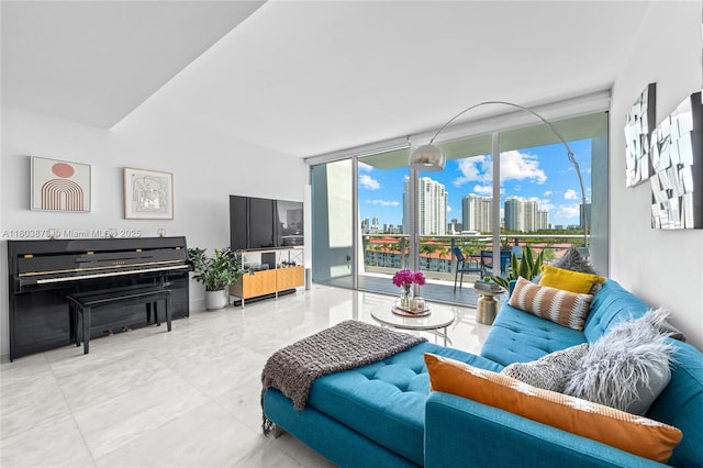 2950 NE 188th St Unit 540, Aventura, FL 33180 - living area featuring expansive windows and plenty of natural light