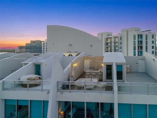 2950 NE 188th St Unit 540, Aventura, FL 33180 - back of property featuring a balcony and stucco siding