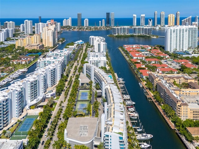 2950 NE 188th St Unit 540, Aventura, FL 33180 - bird's eye view of a view of skyline and a nearby body of water