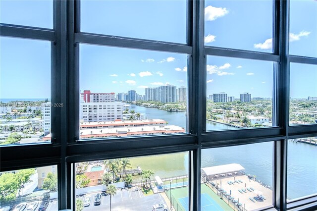2017 S Ocean Dr Unit 1404, Hallandale Beach, FL 33009 - detailed view of a view of city and a large body of water