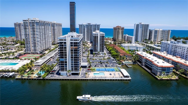 2017 S Ocean Dr Unit 1404, Hallandale Beach, FL 33009 - view of urban area with a nearby body of water
