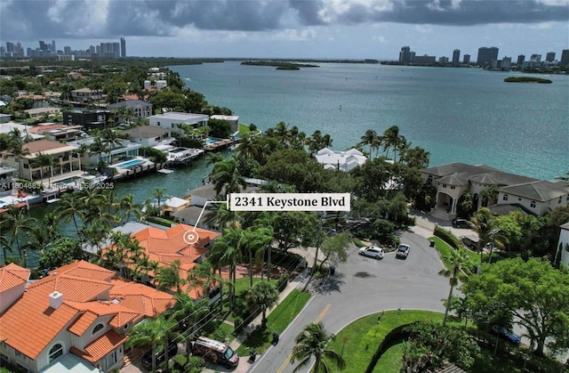 2341 Keystone, North Miami, FL 33181 - aerial view of a view of skyline and a large body of water