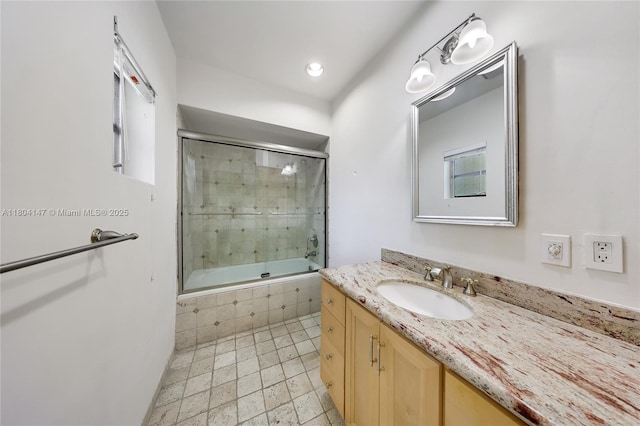 6400 Caballero Blvd, Coral Gables, FL 33146 - full bath with vanity and tiled shower / bath