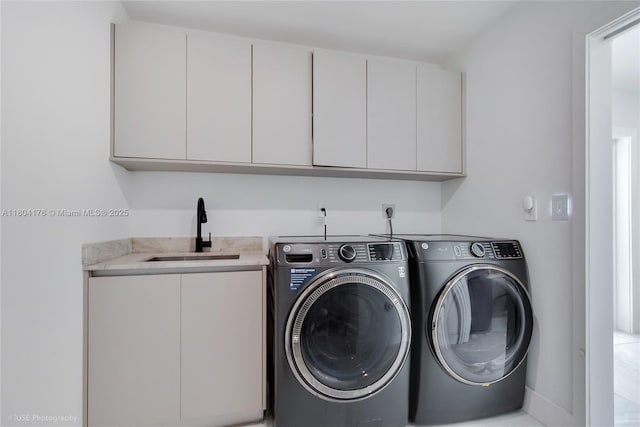 7843 SW 166th St, Palmetto Bay, FL 33157 - laundry area featuring cabinet space and washing machine and dryer