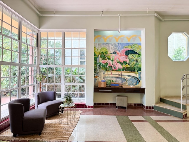 1051 Meridian Ave Unit 1D, Miami Beach, FL 33139 - building lobby featuring crown molding