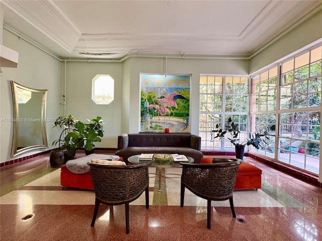 1051 Meridian Ave Unit 1D, Miami Beach, FL 33139 - building lobby featuring crown molding