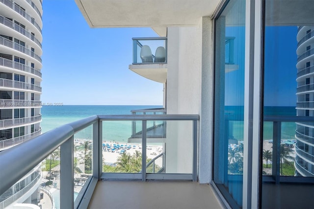 17315 Collins Ave Unit 1008, Sunny Isles Beach, FL 33160 - balcony featuring a water view