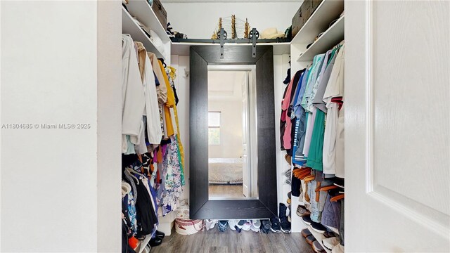 2250 NE 42nd Cir, Homestead, FL 33033 - spacious closet with wood finished floors