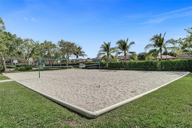 4470 E Seneca Ave, Weston, FL 33332 - view of community featuring a yard and volleyball court