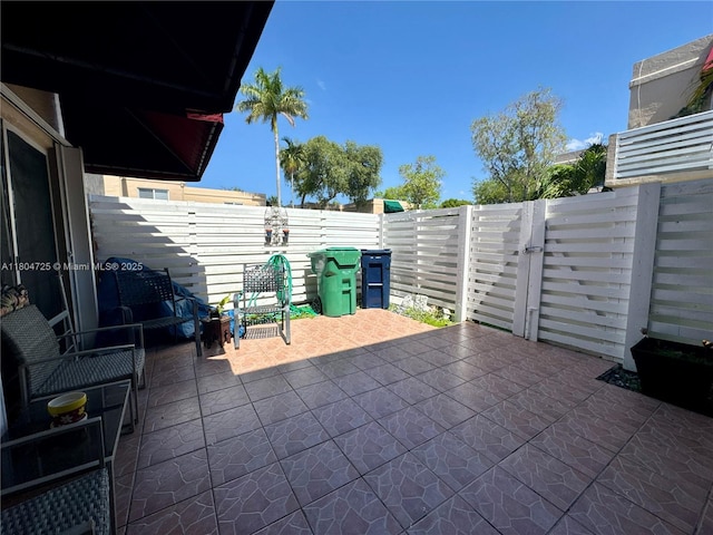 14367 SW 96th Ln, Miami, FL 33186 - view of patio / terrace with a fenced backyard