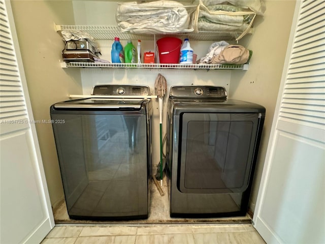 14367 SW 96th Ln, Miami, FL 33186 - clothes washing area with washing machine and clothes dryer