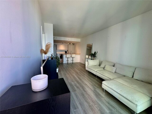501 NE 31st St Unit 2903, Miami, FL 33137 - living area featuring wood finished floors