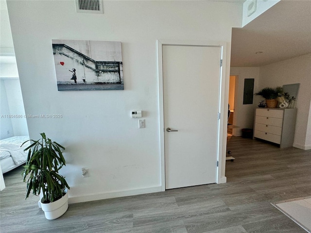 501 NE 31st St Unit 2903, Miami, FL 33137 - hall featuring wood finished floors and baseboards
