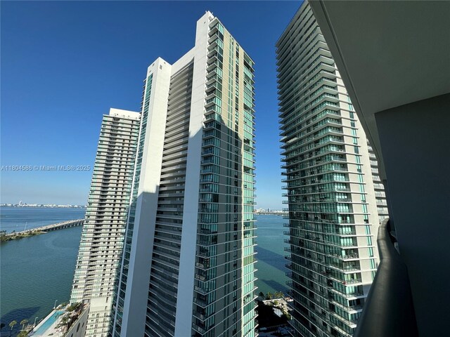 501 NE 31st St Unit 2903, Miami, FL 33137 - view of building exterior featuring a water view