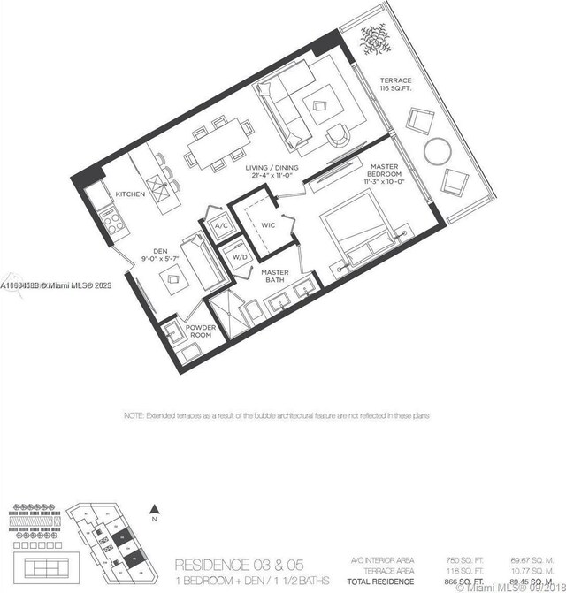501 NE 31st St Unit 2903, Miami, FL 33137 - property floor plan