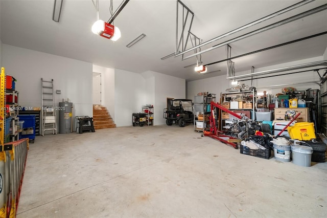 3324 Miller Ave, Lake Placid, FL 33852 - garage with water heater and a garage door opener