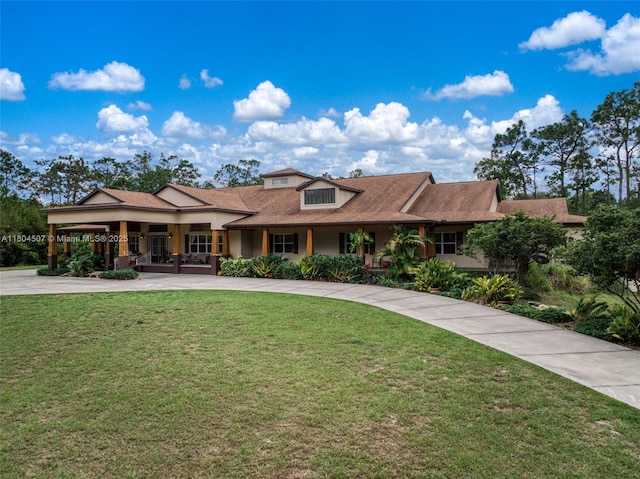 3324 Miller Ave, Lake Placid, FL 33852 - view of front facade featuring a front lawn and covered porch
