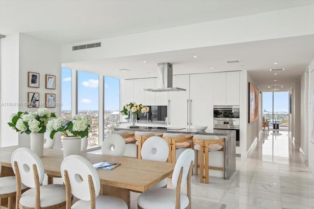 700 NE 26th Ter Unit 3903, Miami, FL 33137 - dining room featuring recessed lighting