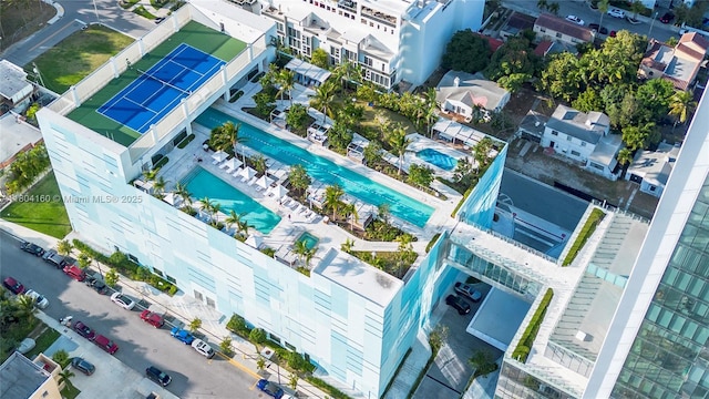 700 NE 26th Ter Unit 3903, Miami, FL 33137 - aerial view of a pool area