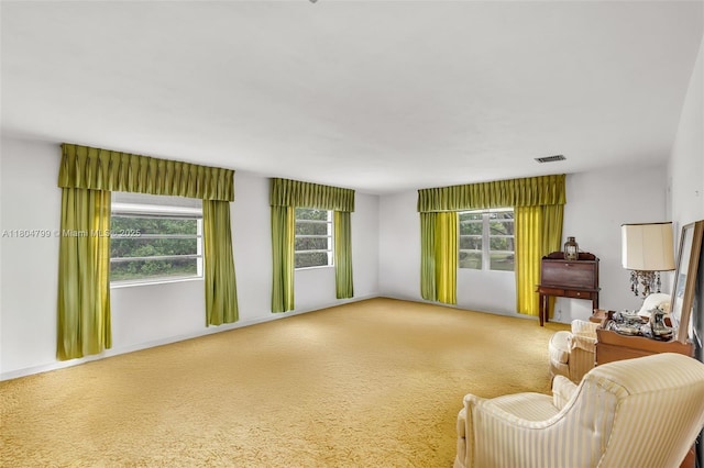 21800 SW 152nd Ave, Miami, FL 33170 - living area featuring healthy amount of natural light and carpet floors