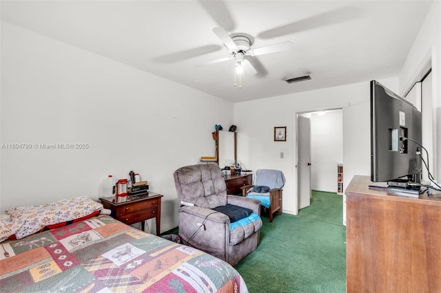 21800 SW 152nd Ave, Miami, FL 33170 - bedroom featuring carpet flooring and ceiling fan