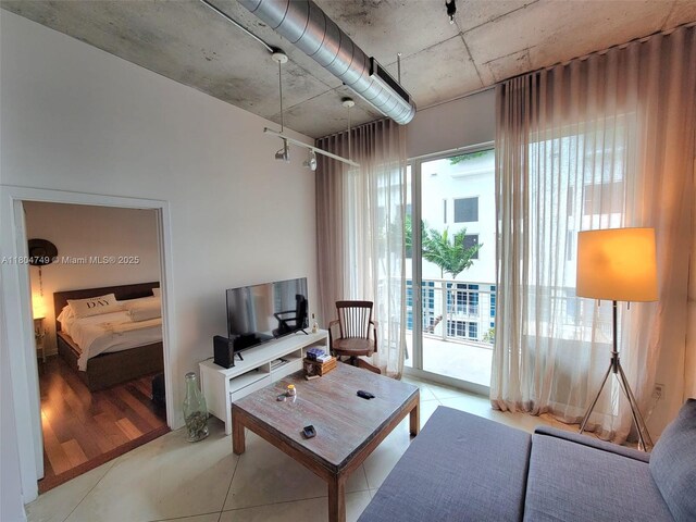 2001 Biscayne Blvd Unit 2306, Miami, FL 33137 - living area featuring tile patterned floors