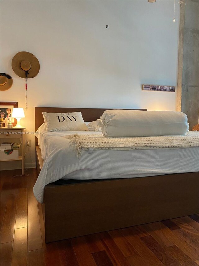 2001 Biscayne Blvd Unit 2306, Miami, FL 33137 - bedroom featuring hardwood / wood-style floors