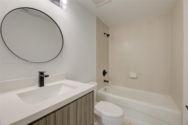 7330 NW 114th Ave Unit 304-5, Doral, FL 33178 - bathroom with toilet, vanity, and bathtub / shower combination
