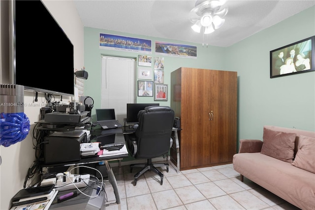 19251 SW 118th Ct, Miami, FL 33177 - office space featuring ceiling fan and tile patterned floors