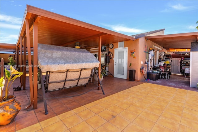 19251 SW 118th Ct, Miami, FL 33177 - view of patio / terrace featuring ceiling fan