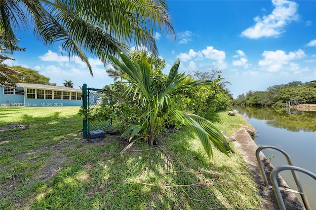 13521 S Biscayne River Rd, Miami, FL 33161 - view of green lawn featuring a water view
