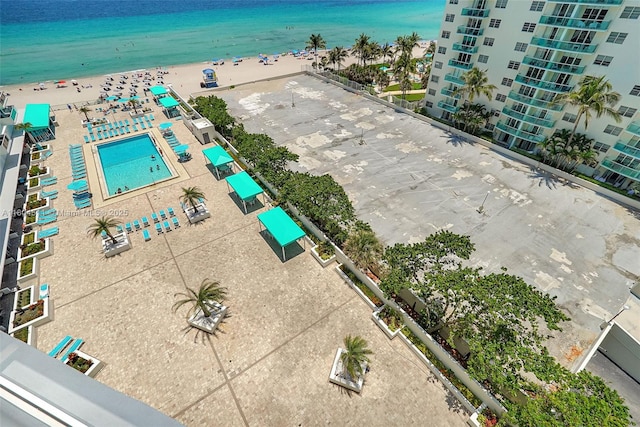 3725 S Ocean Dr Unit 1014, Hollywood, FL 33019 - aerial view of expansive coastline and a pool