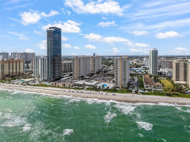 1980 S Ocean Dr Unit 9K, Hallandale Beach, FL 33009 - view of urban area with waterfront with a beach
