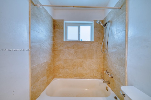 7717 Coral Blvd, Miramar, FL 33023 - bathroom with toilet and bathing tub / shower combination