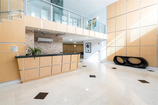 6770 Indian Creek Dr Unit 4P, Miami Beach, FL 33141 - community lobby with a towering ceiling