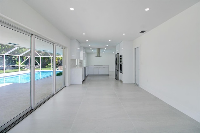 17640 SW 84th Ct, Palmetto Bay, FL 33157 - interior space with recessed lighting and a sunroom