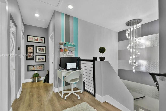 15678 NW 91st Ct, Miami Lakes, FL 33018 - home office featuring wood finished floors and baseboards