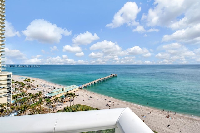 16485 Collins Ave Unit 1236-, Corner Unit Ocean, Sunny Isles Beach, FL 33160 - water view featuring nearby beach