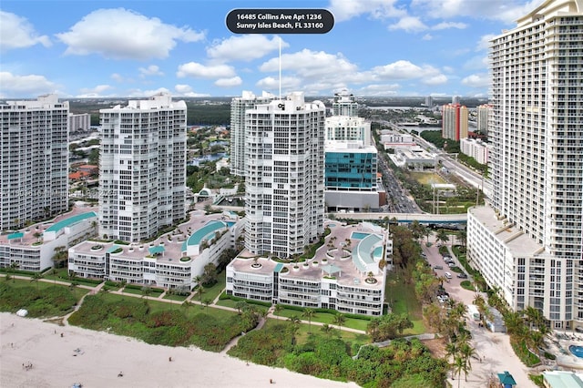 16485 Collins Ave Unit 1236-, Corner Unit Ocean, Sunny Isles Beach, FL 33160 - view of urban area featuring a pool
