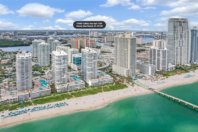 16485 Collins Ave Unit 1236-, Corner Unit Ocean, Sunny Isles Beach, FL 33160 - view of urban area featuring unending shoreline
