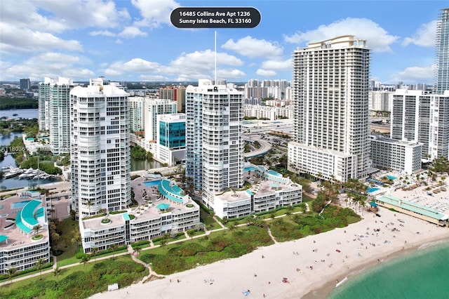 16485 Collins Ave Unit 1236-, Corner Unit Ocean, Sunny Isles Beach, FL 33160 - city view with expansive coastline